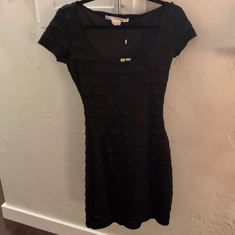 Black cocktail dress